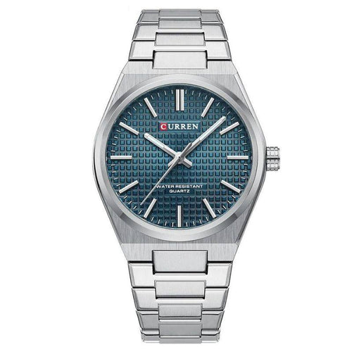 Herren-Uhr aus gebürstetem Edelstahl | Aether