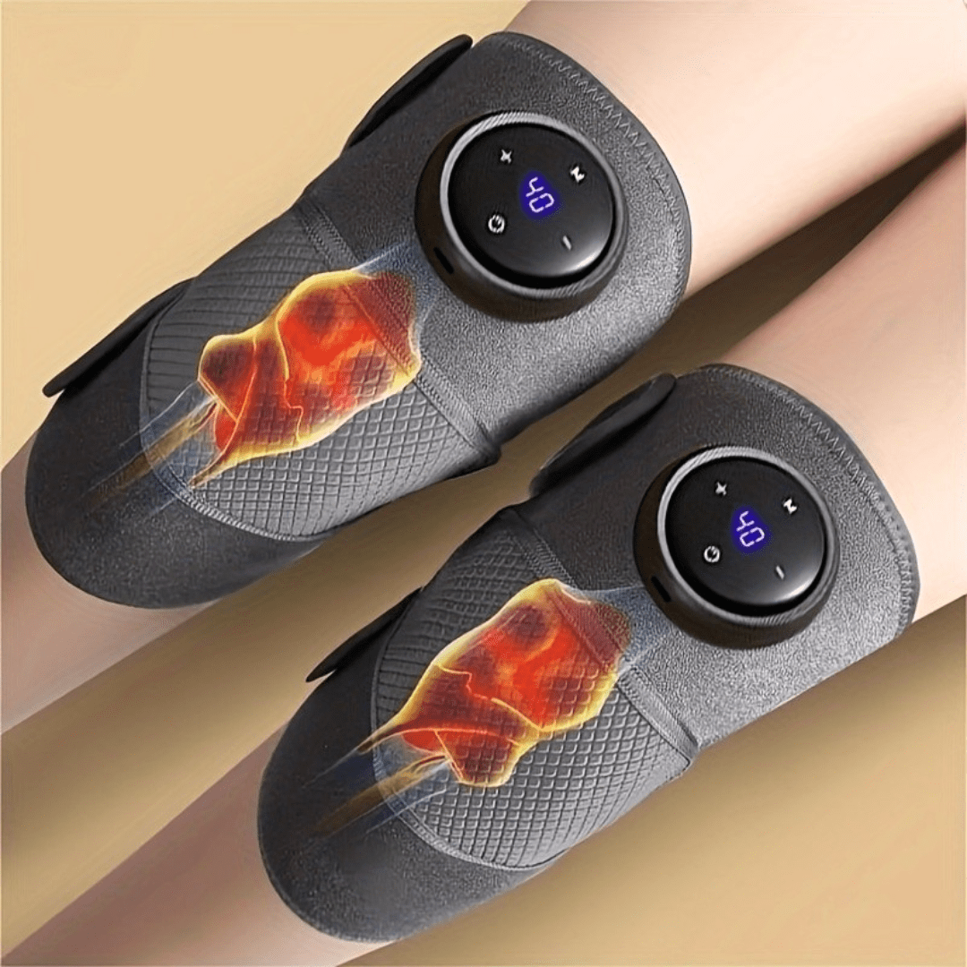 Massageador Portátil 3 em 1 (Joelho, Ombro, Perna) – Terapia de Calor e Vibração para Alívio da Dor Articular