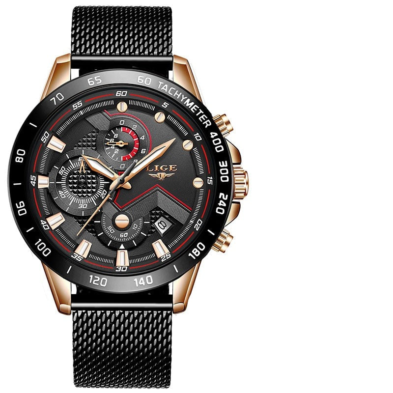 Herren Gold Quarz Uhr – Ein richtiges Zeitmesser!