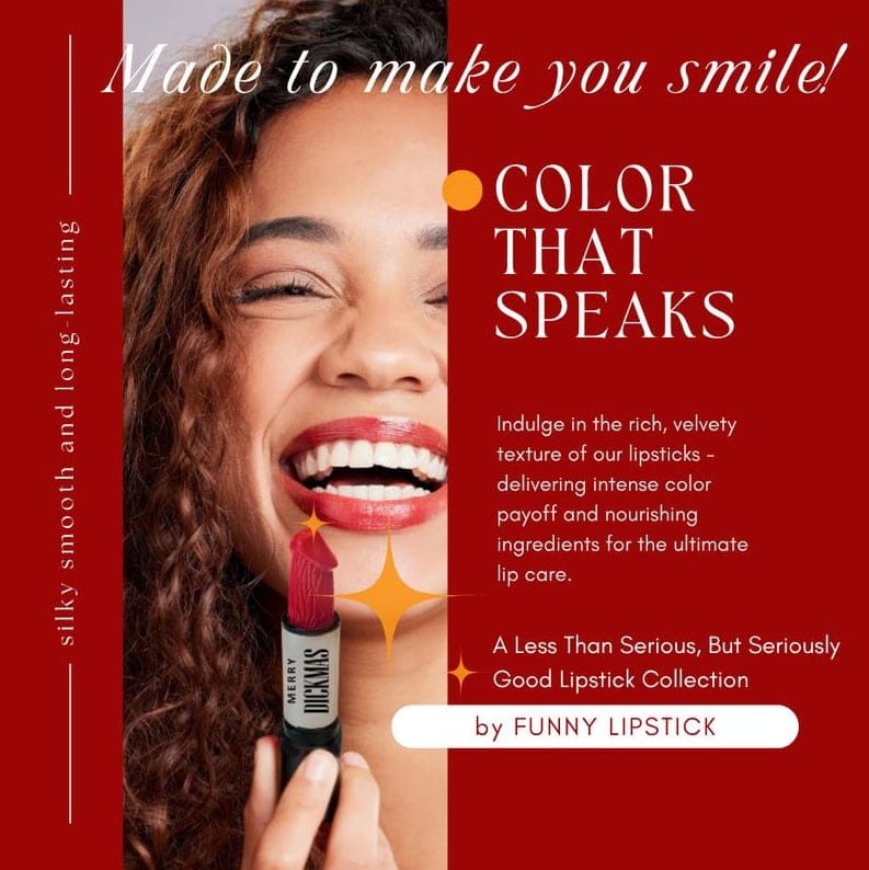 Cilifer Merry Dickmas Funny Lipstick Holiday Collection