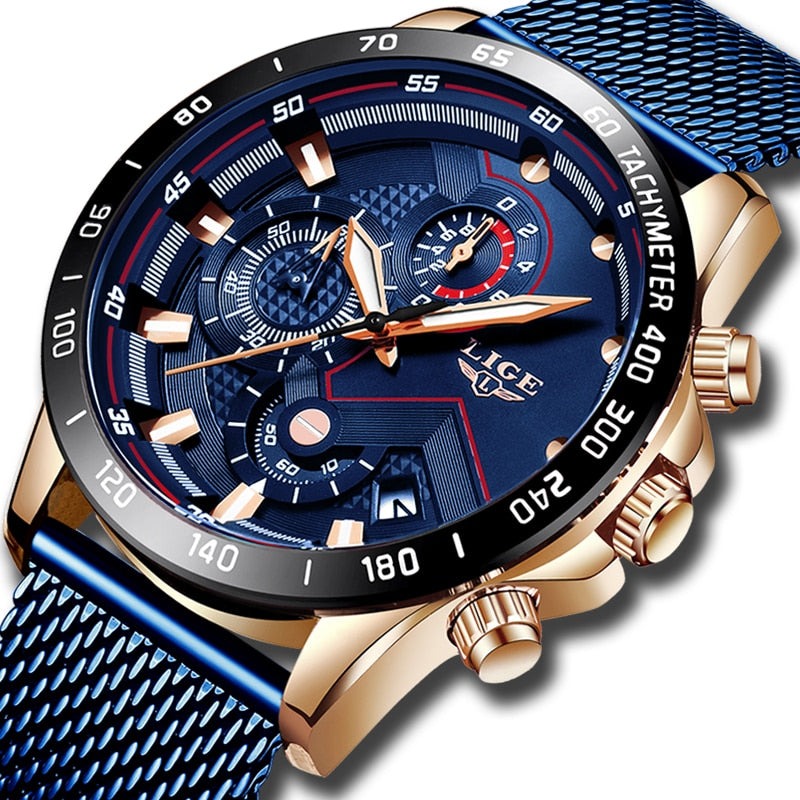 Herren Gold Quarz Uhr – Ein richtiges Zeitmesser!