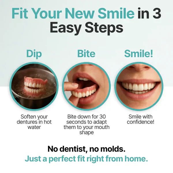 KLENIMORE™ Medical Full Denture with Strong Suction