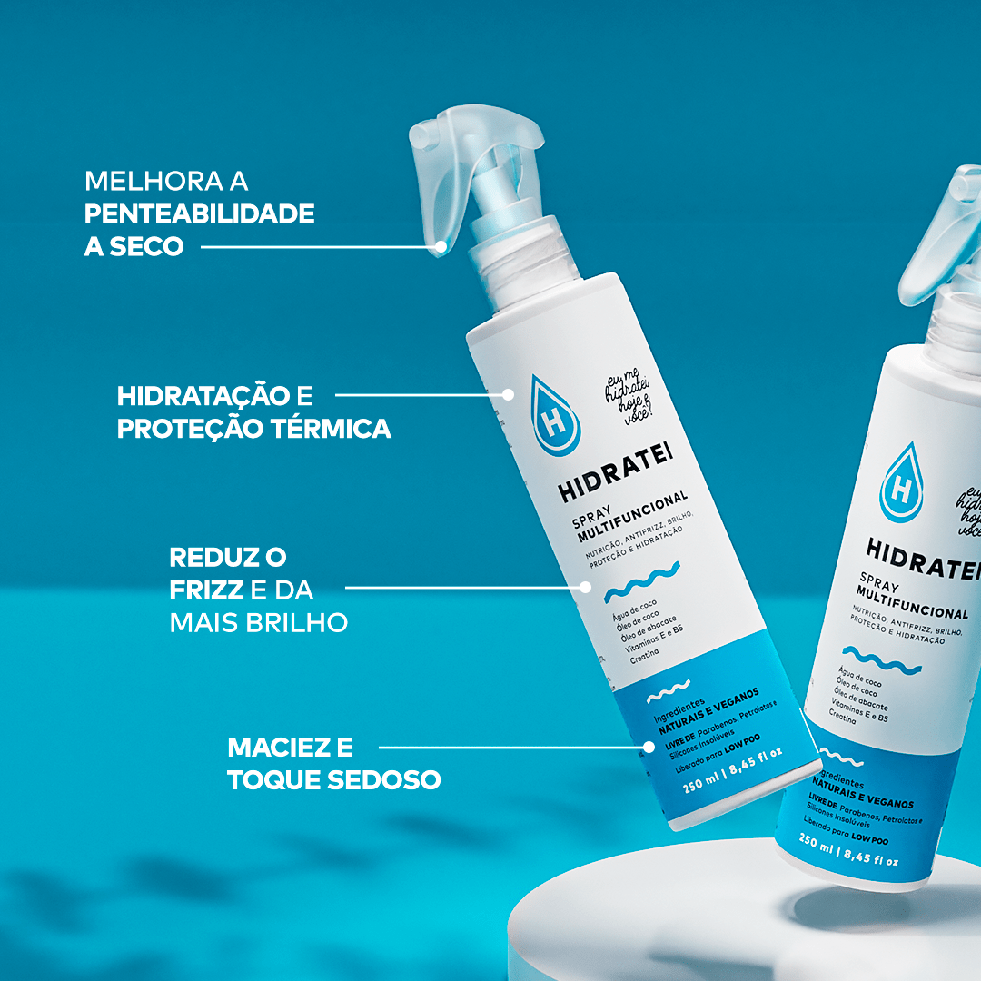 Kit Spray Multifuncional + Loção Hidratante 50ml (Brinde)